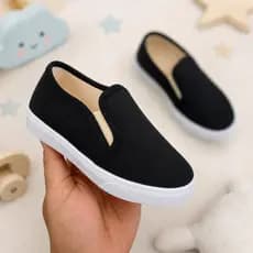 Tênis infantil Slip On Casual Menino e Menina Escolar Calce Fácil