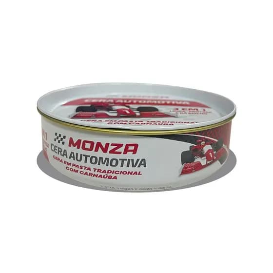Cera Automotiva Em Pasta Tradicional Com Carnaúba Polimento Automotivo Monza 200g Pérola