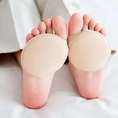 Protetor Pé De Almofada Macia Para Salto Alto Tip Toe Protector