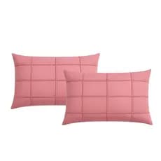 Kit 2 Capas Baguete Suede Drapeada Quadrada 45x30cm Decorativas