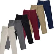 Calça Infantil Sarja Premium Menino Brim Masculina 1 - 10 Anos