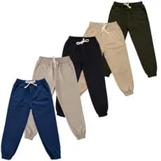 Calça Jogger Infantil Menino Sarja Brim 1 - 10 Anos Premium Masculina