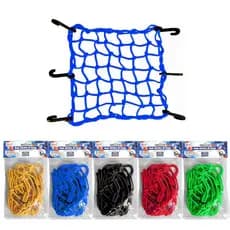 Rede Elástica Aranha P/ Moto Bike Baú Bagageiro Carga 30 X 30 cm Várias Cores