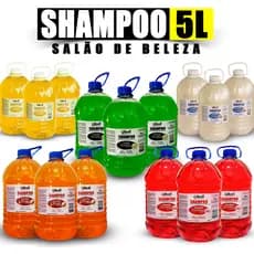 Shampoo 5 Litros Rende Muito Sem Sal Neutro Profissional Lavatório Salão De Beleza Perolado 5L