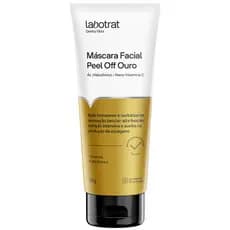 Mascara Facial Removedora De Cravos Acido Hialuronico Antioleosidade Peel Off Ouro Labotrat 60g
