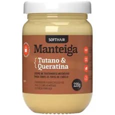 Manteiga Tutano E Queratina Creme Tratamento Capilar Restauração Nutrição Soft Hair 220g