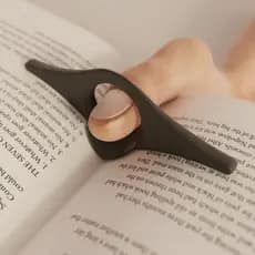 Apoio Suporte Segurar Livro Leitura Separador E Marcador De Paginas