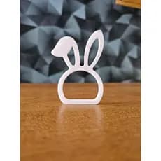 🐰 Porta Guardanapo Coelho Decorativo – Suporte para Guardanapo de Mesa Fofo e Moderno