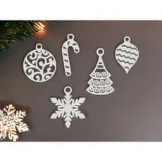 Kit Enfeites Mágicos de Natal – 5 Peças 🎄
