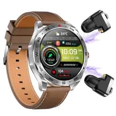 T95 Headset Smart watch With Earbuds TWS Bluetooth Call Music Control Blood Pressure Detect Sports Smartwatch For Men