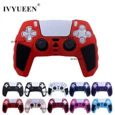 IVYUEEN Pele De Silicone Extra Grossa Para PlayStation 5 PS5 DualSense Controlador Capa Protetora De Borracha