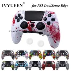 IVYUEEN Capa Protetora Para PS5 PlayStation 5 Edge Controlador DualSense De Silicone Macio