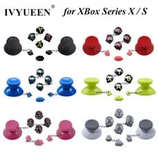 IVYUEEN Para XBox Série Xs Core Controlador Polegares ABXY Vista Menu Compartilhar Botões De Ação Mod Kit Substituição