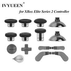 IVYUEEN Apertos Analógicos Magnéticos Para XBox One Elite Series 2 Controlador Troca Varas Tampas De Metal Dpads Botões