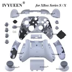 IVYUEEN Substituição Habitação Escudo Para Xbox Série Xs Core Controlador Placa Frontal Capa RB LB RT LT Botões De Gatil