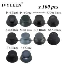IVYUEEN 100 Pçs Tampa Analógica Para PlayStation 5 4 PS5 PS4 PS3 Controlador Polegar Aperto Capa XBOX 360 Um Atacado