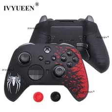 IVYUEEN Para Xbox Elite Série 2 Núcleo Controlador Aranha Caso Protetor Antiderrapante Silicone Pele Polegar Aperto Capa