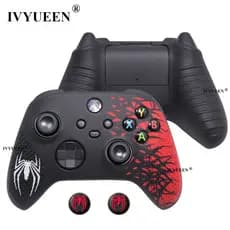IVYUEEN Capa De Aranha De Silicone Antiderrapante Para Controle De Núcleo XBox Série X/S Analógica Polegar Vara Apertos