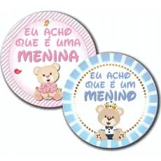 Adesivo Cha revelação 200 unidades (chá revelação decoração)