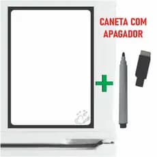 Imã de Geladeira Planner Semanal Magnético com Caneta Escreve e Apaga