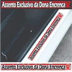 Adesivo para Carro Acento Exclusivo da Dona Encrenca Adesivo Carro Adesivo Automotivo