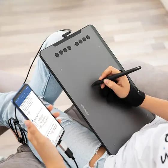 Mesa Digitalizadora Deco 01 V3 Ultra Fina 8 Teclas Personalizáveis Caneta Inclusa