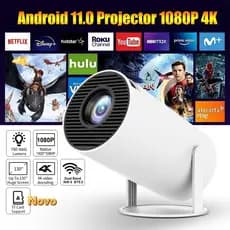 Projetor 4K HD 150 Polegadas Celular, Tv B0x, Xbox, PS, Pc, Wifi HY300  Magcubic Envio Imediato