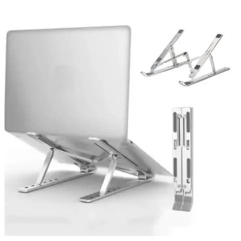 Laptop Suporte Base Notebook Tablet Alumínio Dobrável Portátil