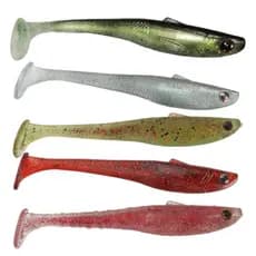Isca Artificial Speed Shad C/ 2un Soft Maré 9cm Pesca - Cores