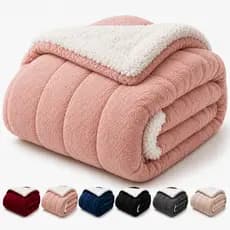 Coberdrom Sherpa Queen 2,20x2,40 Grosso Dupla Face Ultra Macio Quentinho Premium Inverno