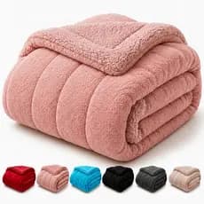 Coberdrom Sherpa Queen 2,20x2,40 Grosso Ultra Macio Cobertor Quentinho Dupla Face
