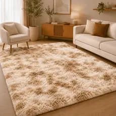 Tapete Peludo 1,00x1,50m Felpudo Pelo Alto Sala Quarto Várias Cores