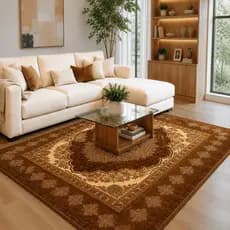 Tapete Indiano Luxo 2,00x1,50 para Sala Grande Macio Confortável Premium