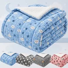Cobertor Infantil Sherpa 2,00x2,20m Coberta Fofinha Térmica Pelúcia Premium Inverno