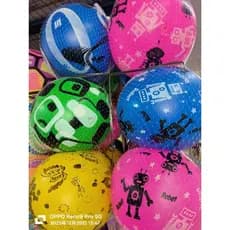 Kit 10/20/30/40/ Unidades Bolas Vinil Aranha Coloridas Neon 22cm. Lembrancinha