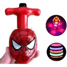kit com 1/3/5/8/12/Brinquedo Infantil Piao Homem Aranha  IndicadoDragāo Flashing Top Com Luz LED/Piäo Elétrico