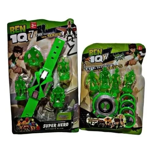 Brinquedos relógios Ben 10 Ominitrix / Lançador Disco / Luz E Som