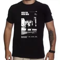 Camiseta Banda Pink Floyd 100% Algodão Rock Música Wish you Were Here Unissex Roger Waters