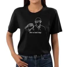 Camiseta Unissex Personalizada Série The Office Not a Bad Day 100% Algodão