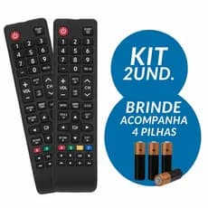 Controle Remoto Samsung Smart TV com Pilhas Pronto para Uso