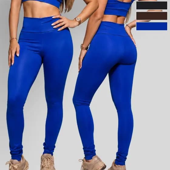 Calça Legging Feminina Cintura Alta Fitness Confortável para Academia Zero Transparência