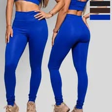 Calça Legging Feminina Cintura Alta Fitness Confortável para Academia Zero Transparência