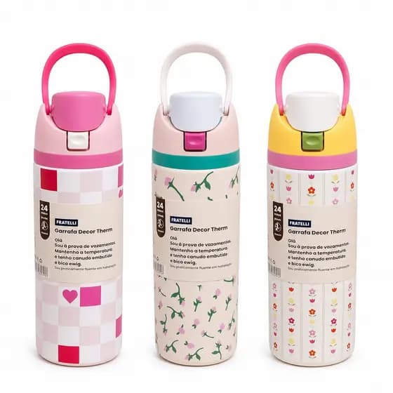 🚀 Garanta já a sua!!!🥤✨ Garrafa Térmica com Alça 720ml – Água Quente e Fria Portátil ✨🥤