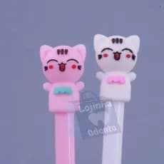 Caneta Gatinho Fofo | Caneta Gatinhos Fofos | Gatinha Fofa | Caneta Gatinhas Fofas | Caneta Gato | Caneta Gata | Estudante | Caneta Divertida | Caneta Pet | Caneta Animal | Caneta De Gel De Silicone Com Desenho | Artigos De Papelaria | Papelaria Criativa