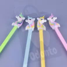 Caneta De Gel Unicórnio De Estudante | Material Escolar | Papelaria Criativa Divertida | Caneta Fofa | Caneta Unicórnio