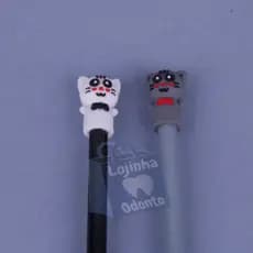 Caneta Gato Anime | Caneta Gatinhos Fofos | Gatinha Fofa | Caneta Gatinhas Fofas | Caneta Gato | Caneta Gata | Estudante | Caneta Divertida | Caneta Pet | Caneta Animal | Caneta De Gel De Silicone Com Desenho | Artigos De Papelaria | Papelaria Criativa