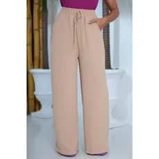 Pantalona  Duna Feminina Alfaiataria Wide Leg