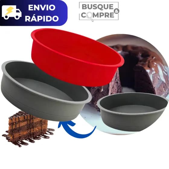 Forma para Bolo Redonda Assadeira Dobrável de Silicone Resistente a Temperatura Alta Formas Assadeira Bacia para Torta Bolos
