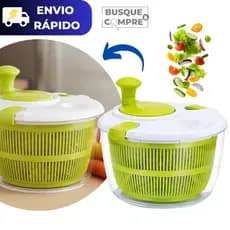 Seca Salada Centrífuga Girátorio Secador Folhas Verduras Legumes 5l Clink para Cozinha