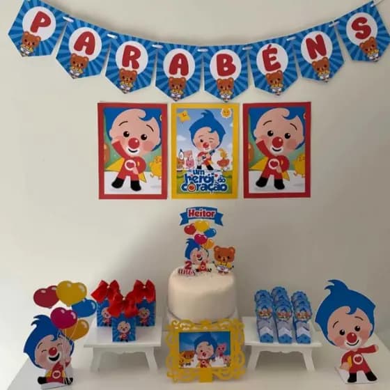 kit Festa Palhaço Plim Plim/Mini Kit Palhaço Plim Plim/Mesversario Palhaço Plim Plim/Kit Só um Bolinho Palhaço Plim Plim